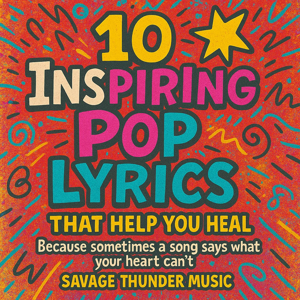 10 Inspiring Pop Lyrics That Help You Heal – Savage Thunder Music
