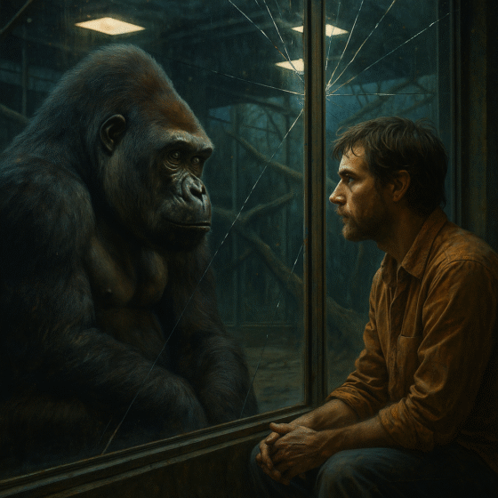 What if we're the gorillas now? cover art