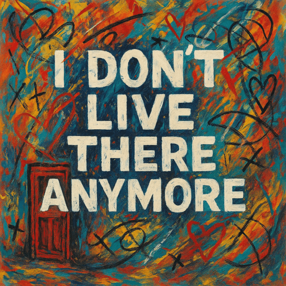 Don't live there anymore cover art
